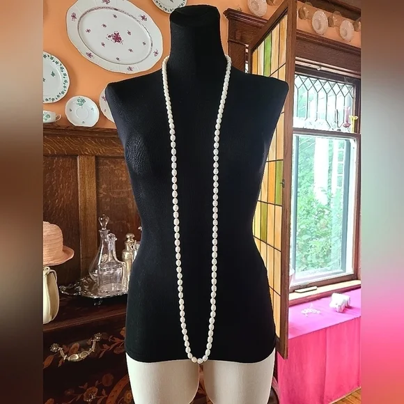 NWOT Freshwater Pearl 60" Circumference Necklace - Picture 4 of 5